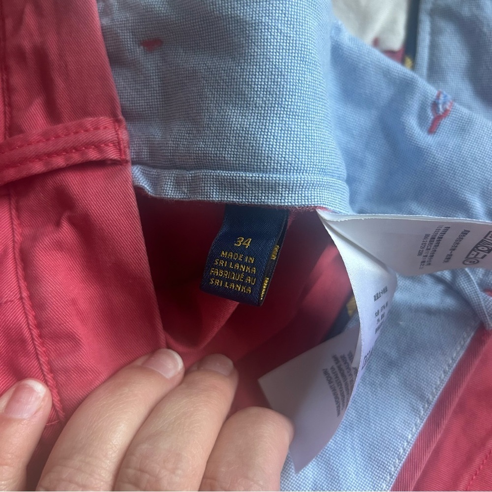 Polo Ralph Lauren Relaxed Fit Surplus Shorts- Nantucket Red Size 34 - Picture 7 of 9